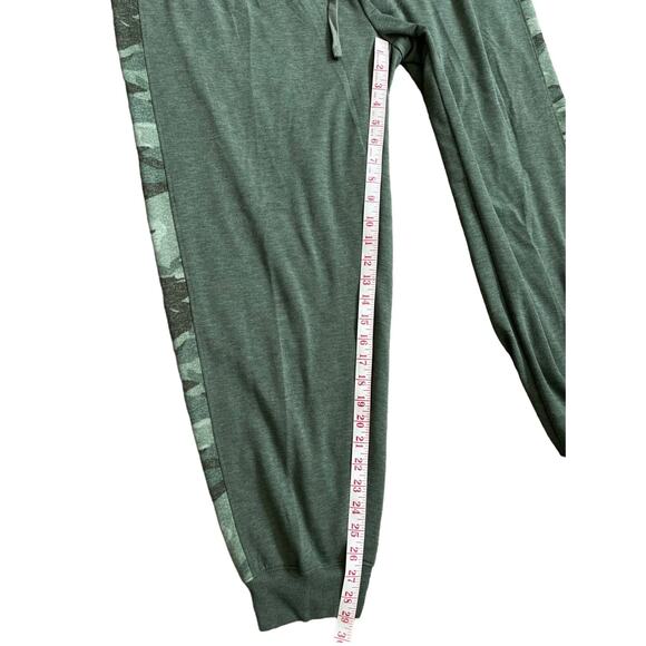 Splendid Camo Camouflage Side Stripe Green Joggers Sweatpants Size 2XL XXL - EUC - Picture 10 of 11